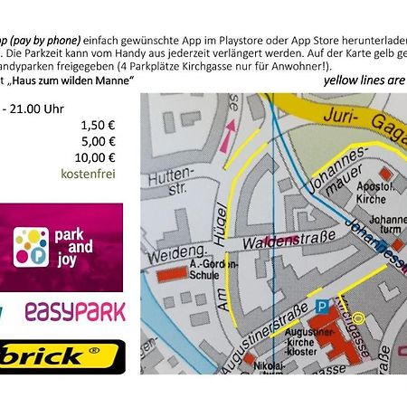 Villa Haus Zum Wilden Manne Erfurt Esterno foto
